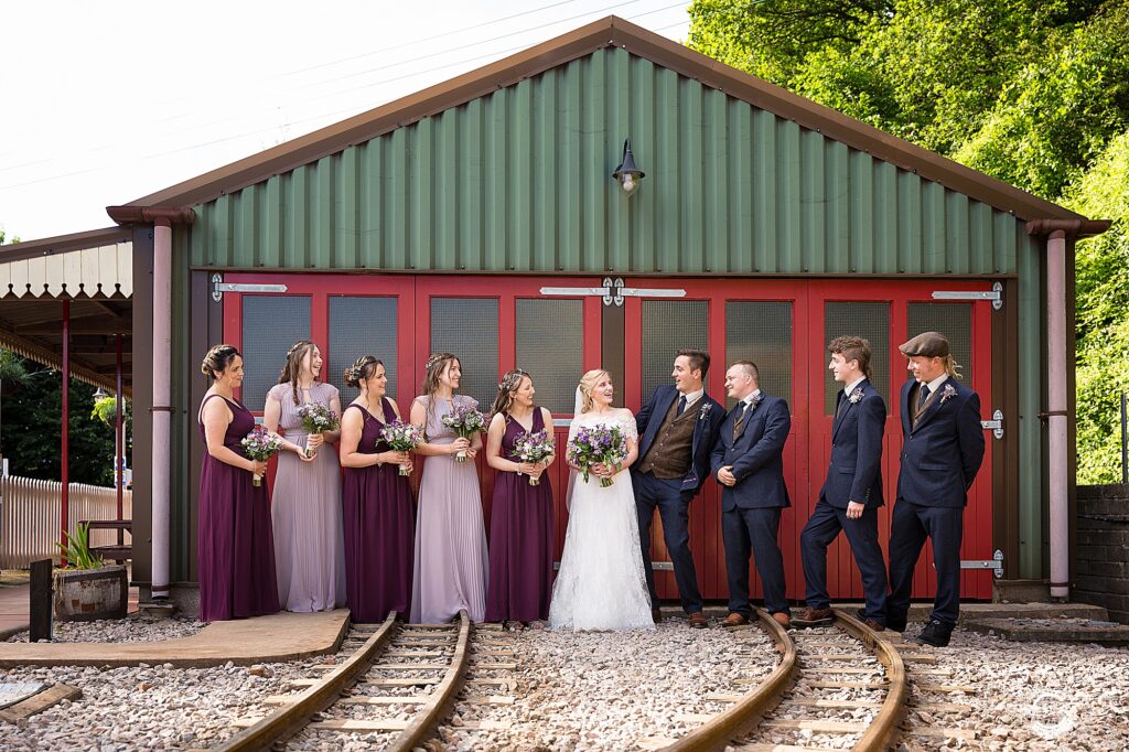 Bridal Party at Perrygrove Railway