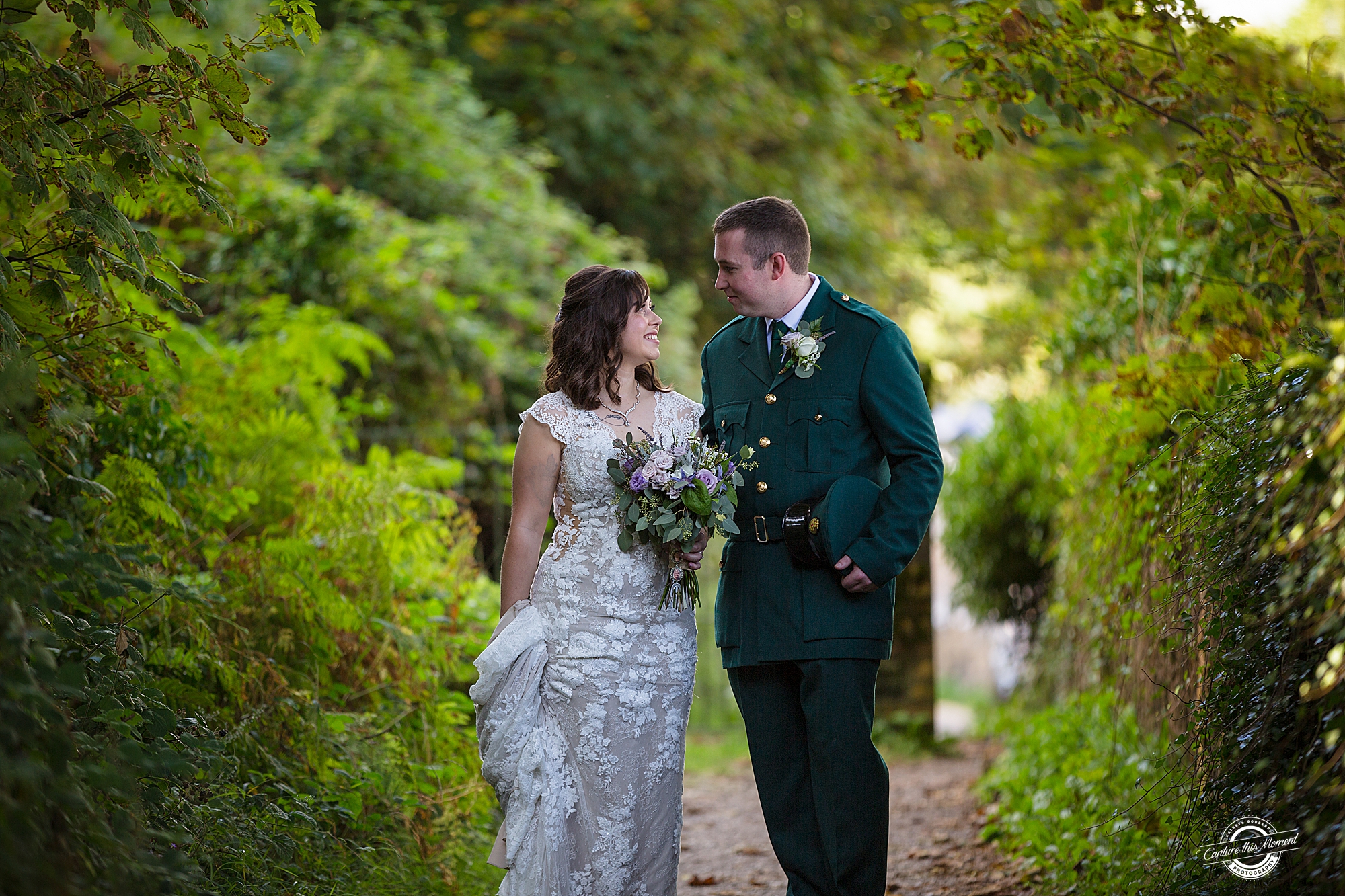 Bride and Groom enjoying a quiet moment together - Gower Wedding by Kathryn Goddard Photography
