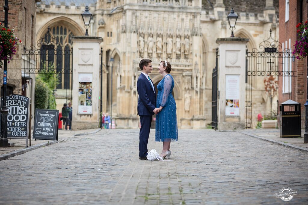 Bride and Groom Gloucester City Centre | Capture this Moment Photography