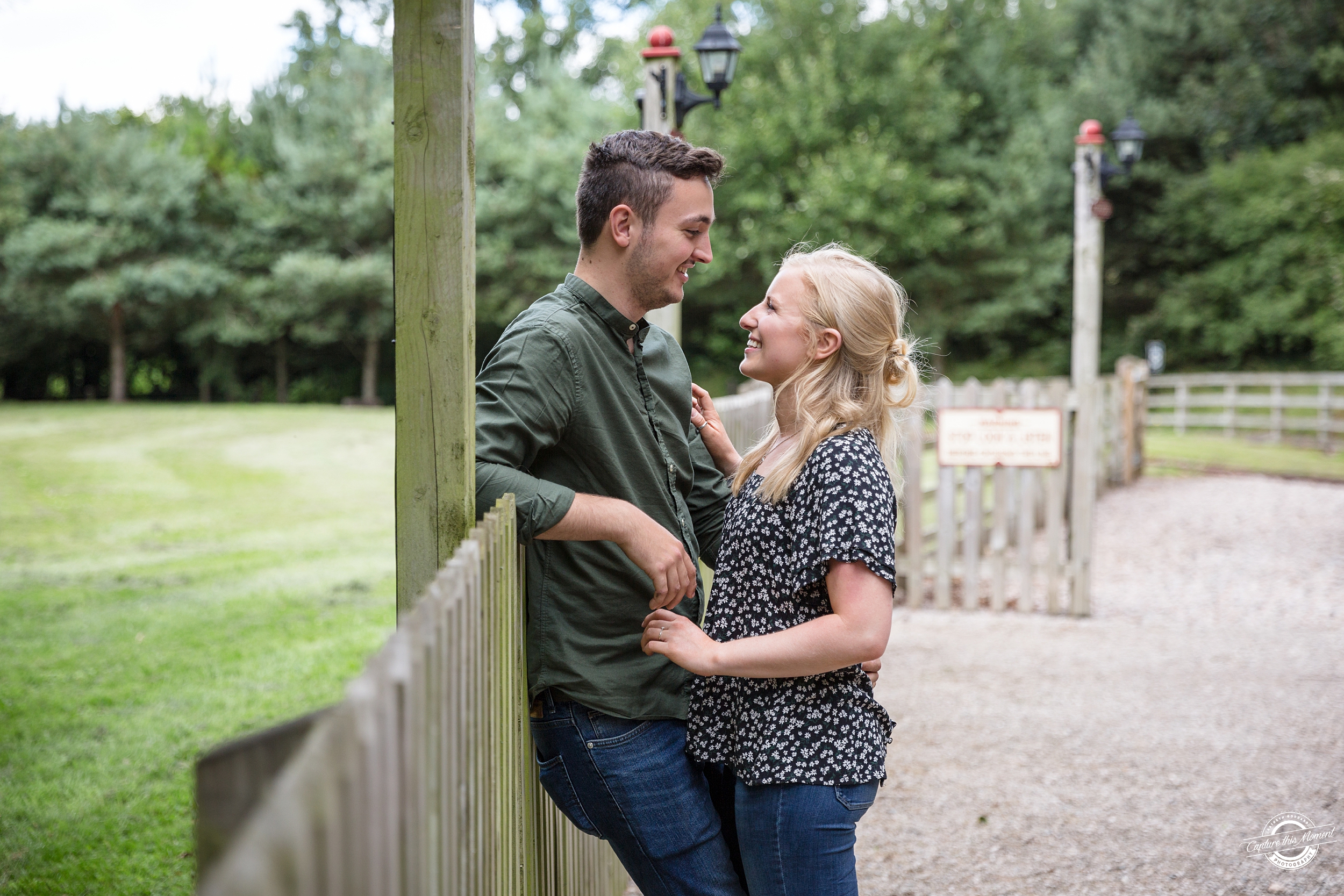 Pre wedding session at Perrygrove Railway, Gloucestershire by Kathryn Goddard Photography