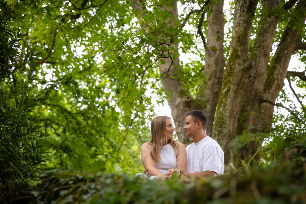 Pre wedding session at Clearwell Castle, Gloucestershire