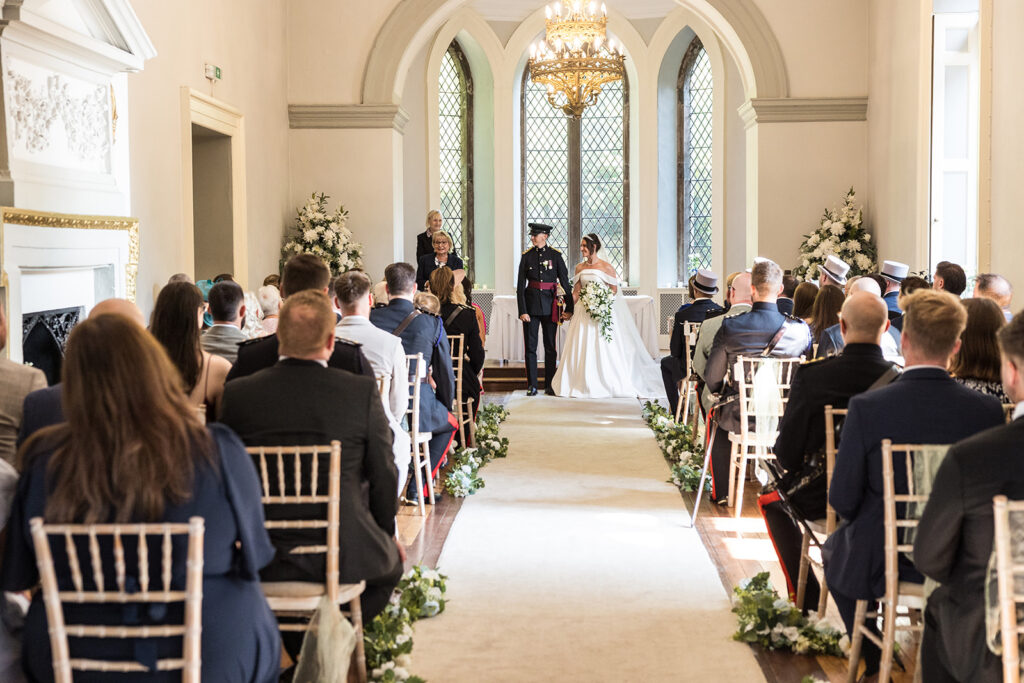 Mr and Mrs at Clearwell Castle