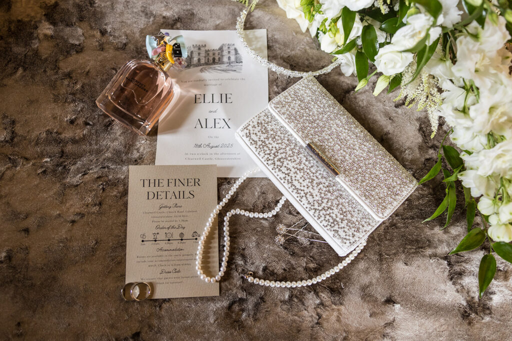 details from Clearwell Castle wedding